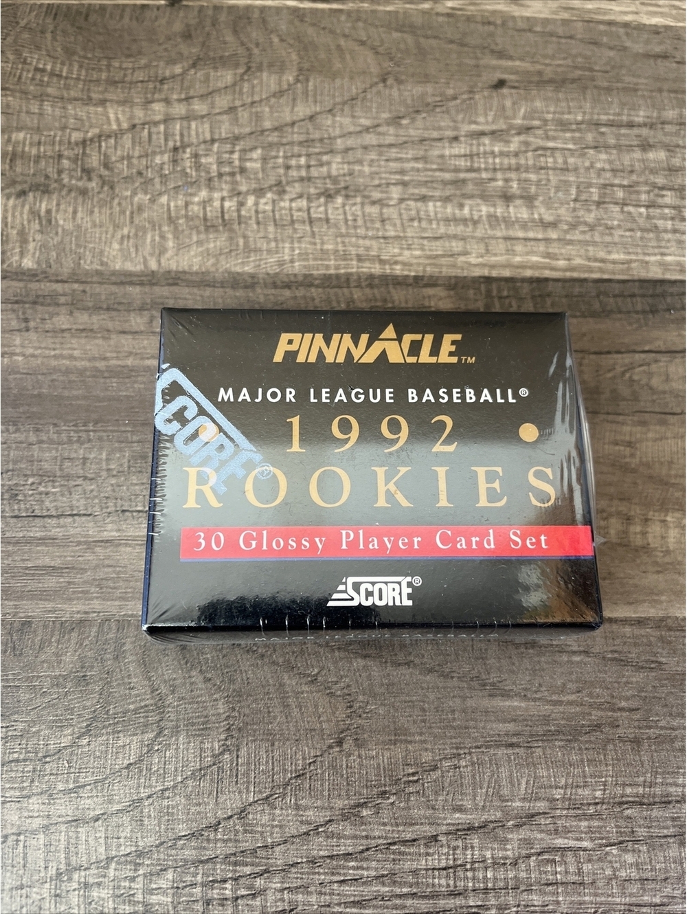 1992 Pinnacle MLB Rookies 30 Glossy Player Card Set in Original Sealed Box